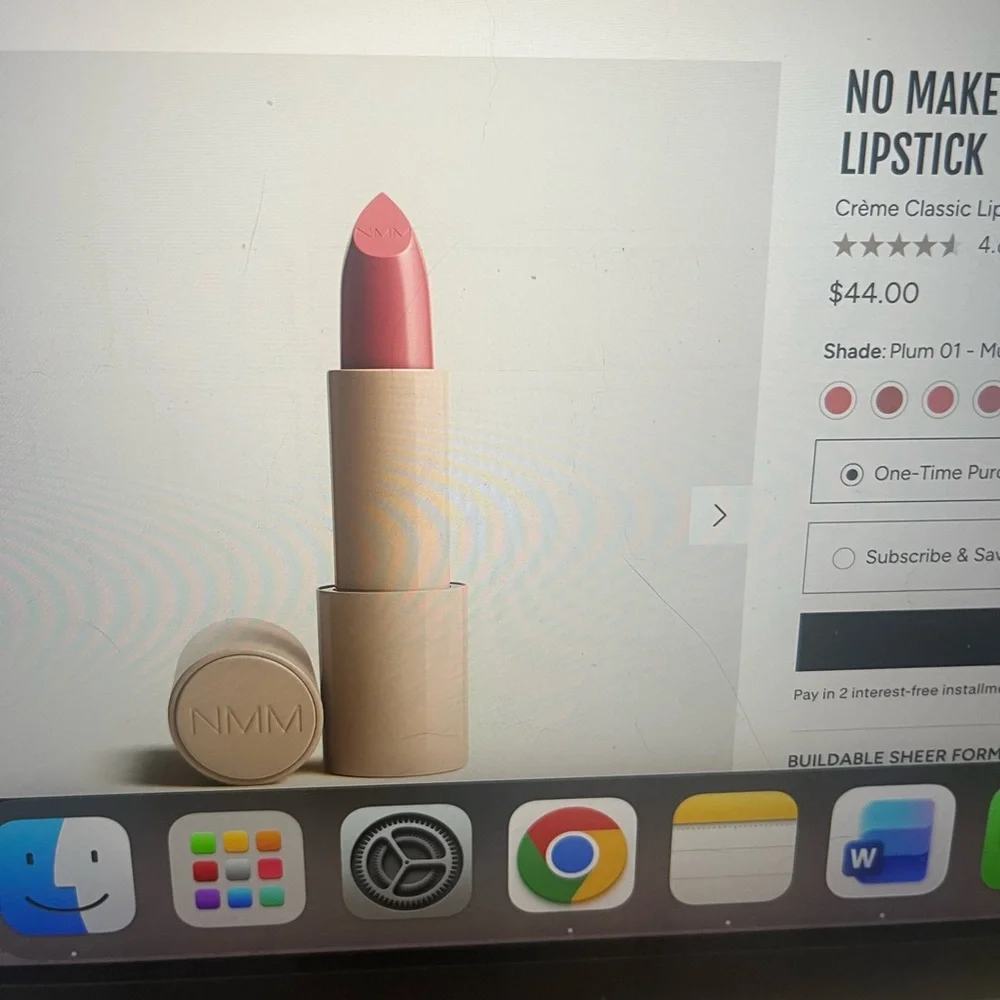 No Makeup Makeup Creme Classic Lipstick in Plum